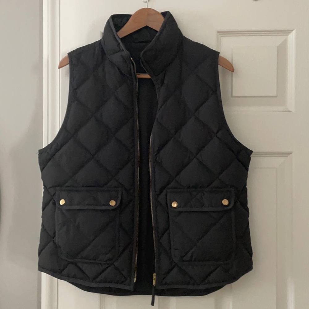 J Crew Women’s puffer quilted vest